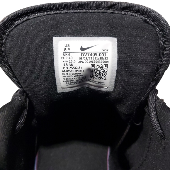 Nike Air Adjust Force 2023 Black and Vivid Purple DV7409-001 Womens Size 8.5 - Picture 15 of 15